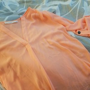 Sheer 3/4 sleeve top from Nordstrom